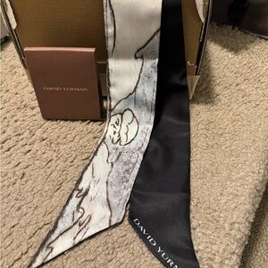 David Yurman Monochrome Silk Scarf